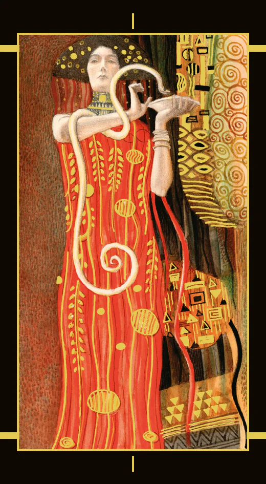 Mini Golden Klimt Tarot Cards